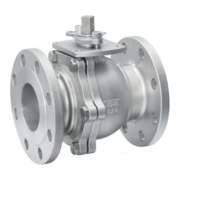 Flanged 2 Piece Full Port Ball Valve ANSI 150 / ANSI 300